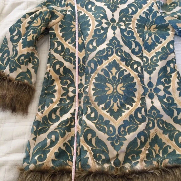 Chasing Unicorns Band On The Run Jacket Turquoise Medium NWT - Picture 8 of 9